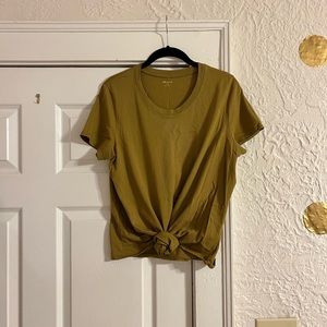 Madewell Tie-Front Tee